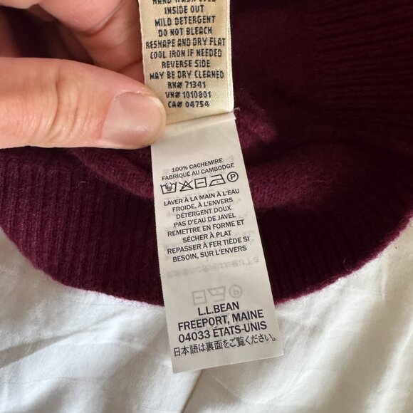 L.L. Bean Cashmere Sweater - Picture 5 of 7